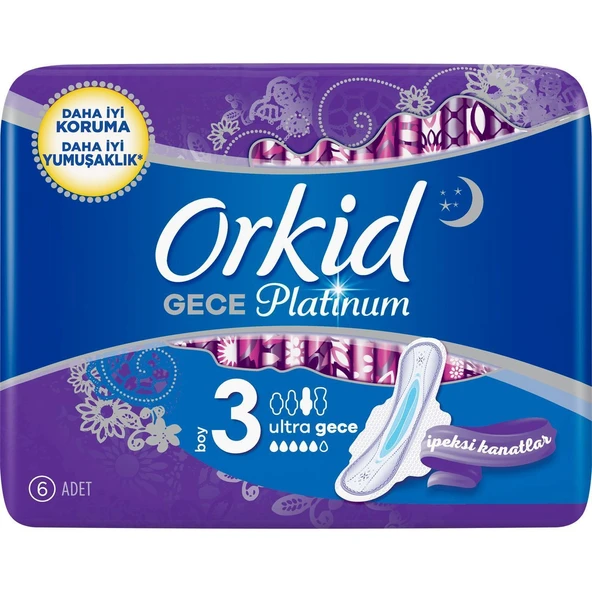 Orkid Platinum Tekli Paket Gece 6 Lı ürün görseli