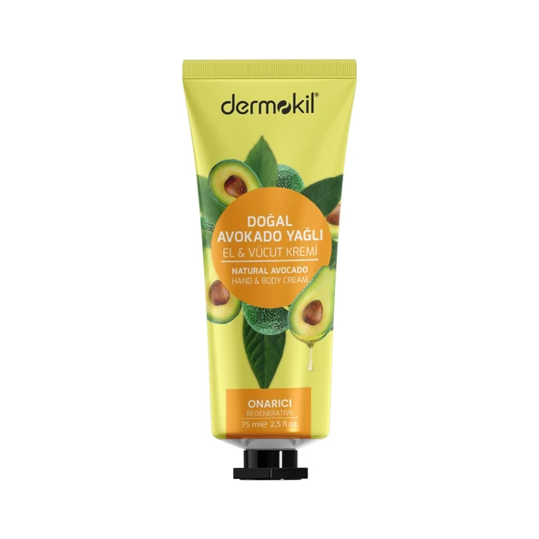 Dermokil El Vücut Kremi Doğal Avokado Özlü 75 Ml