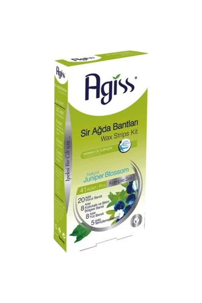 Agiss Sirli Vücut Ağda Bant 41 Li Hassas Ciltler İçin ürün görseli