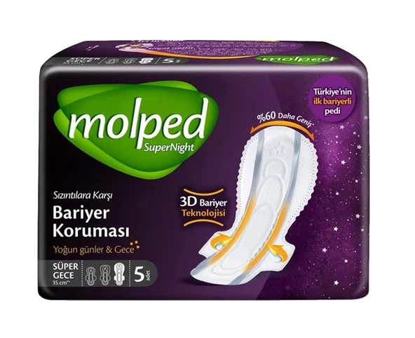 Molped Super Night Plus Tekli Süper Gece Plus 5li - 1
