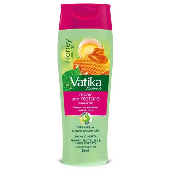 Vatika Naturals Şampuan Bal Özlü Yıpranmış Kırıla Saçlar İçin 400 Ml ürün görseli 1