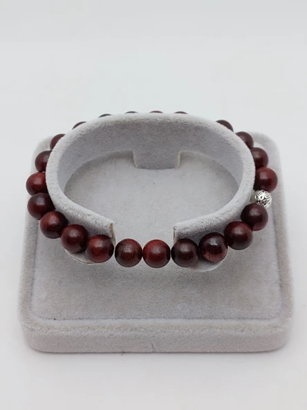 Kızıl Ud Ağacı Bileklik 8mm (56538) - Resim 3