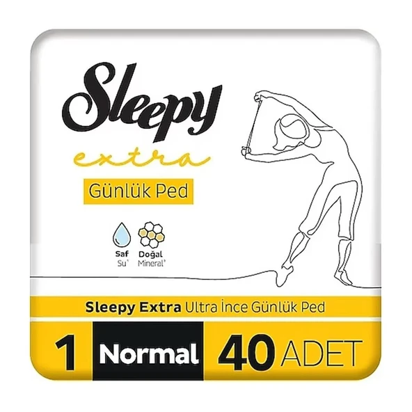 Sleepy Extra Günlük Ped Normal 40 Lı - 1