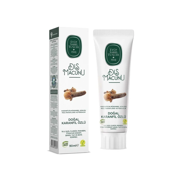 Eyüp Sabri Tuncer Doğal Doğal Karanfil Özlü Diş Macunu 90 Ml ürün görseli