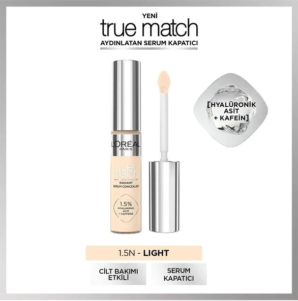 Loreal Parıs True Match Accord Parfait Serum Kapatıcı 1.5n ürün görseli