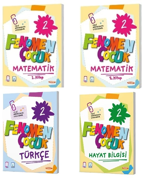 Fenomen Çocuk 2024 2. Sınıf Türkçe Matematik Hayat Bilgisi Seti 4 Kitap Güncel Müfredat ürün görseli