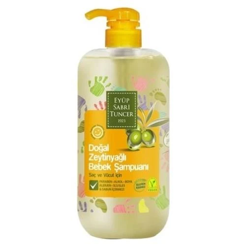 Eyüp Sabri Tuncer Doğal Zeytinyağlı Bebek Şampuanı 600 Ml - 1