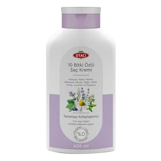 Otacı Saç Kremi 10 Bitki Özlü Taramayı Kolaylaştırıcı 400 Ml - 1