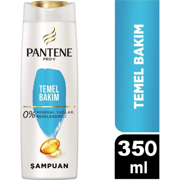 Pantene Şampuan Temel Bakım 350 Ml ürün görseli