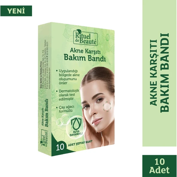 Rituel De Beaute Akne Karşıtı Bandı 10 Lu Seffaf ürün görseli 1