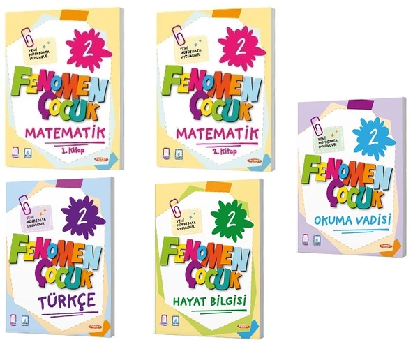 Fenomen Çocuk 2024 2. Sınıf Türkçe Matematik Hayat Bilgisi Okuma Seti 5 Kitap Güncel Müfredat
