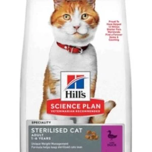 Hills Sterilised Ördekli Kısır Kedi Maması 10 KG - 2