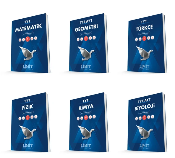 Limit Kurumsal Tyt Sayısal Konu Anlatım Föyleri Seti 6 Kitap ürün görseli