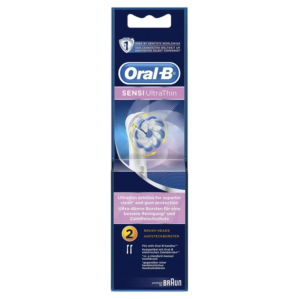 Oral B Sensiultrathin Yedek Başlık 2 Li ürün görseli