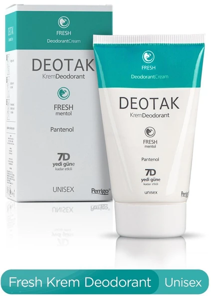 Deotak Krem Deodorant Fresh Menthol 35 Ml - 1