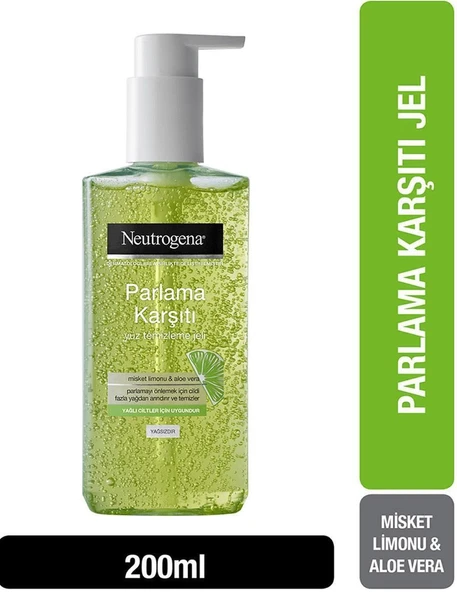 Neutrogena Parlama Karşıtı Yüz Temizleme Jeli 200 Ml