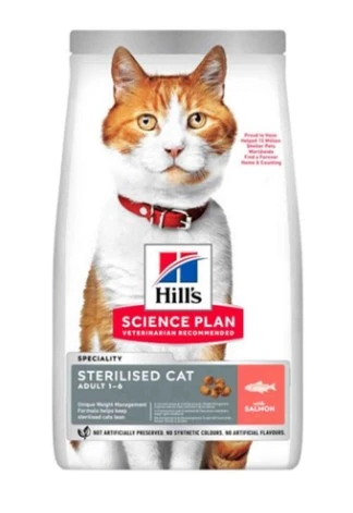 Hills Sterilised Somonlu Kısır Kedi Maması 10 KG ürün görseli