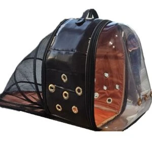 Glipet Fileli Rugan Astronot Kedi Taşıma Çantası - Şık, Konforlu ve Seyahat Onaylı - 2