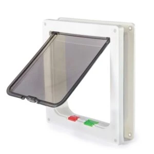 Glipet 4 Yollu Kedi Köpek Kapısı - Otomatik Kapanan, Mıknatıslı ve Ayarlanabilir Derinlikli - 2