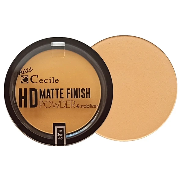 Cecile Hd Matte Fınısh Powder Stabilizer Pudra Hd03 - 1
