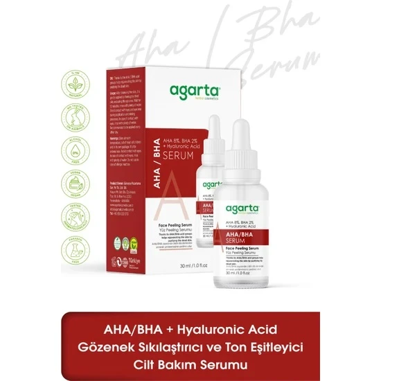 Agarta Yüz Serum Aha + Bha 30 ML