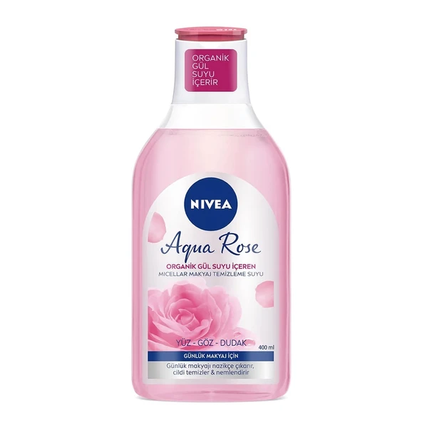 Nıvea Aqua Rose Mıcellar Gül Suyu İçeren Makyaj Temizleme Suyu 400 Ml