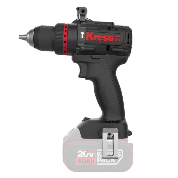 Kress KUC33.91 20Volt 95Nm Kömürsüz Profesyonel Şarjlı Darbeli Matkap (Akü Dahil Değildir) - 2