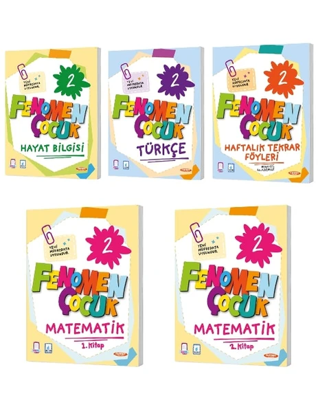 Fenomen Çocuk 2026 2. Sınıf Türkçe + Matematik + Hayat Bilgisi Hafta Sonu Etkinlikleri 5 Kitap Güncel Müfredat ürün görseli