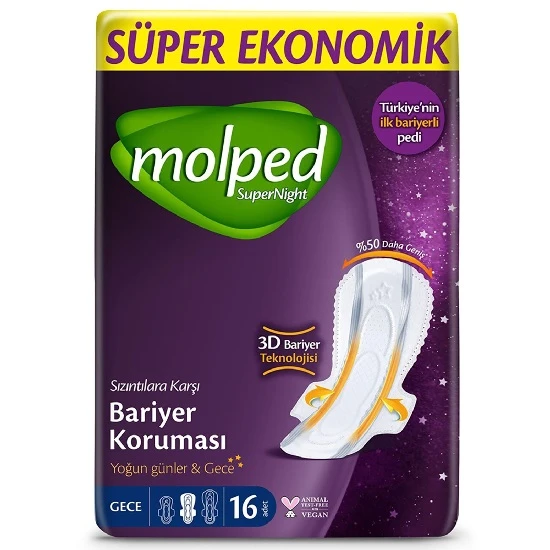 Molped Super Night Süper Ekonomik Gece 16 Lı ürün görseli