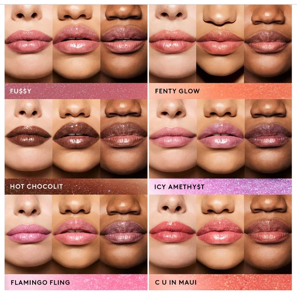 Fenty Beauty Gloss Bomb Stix Flamingo Fling - Simli Çubuk Dudak Parlatıcısı - Resim 3