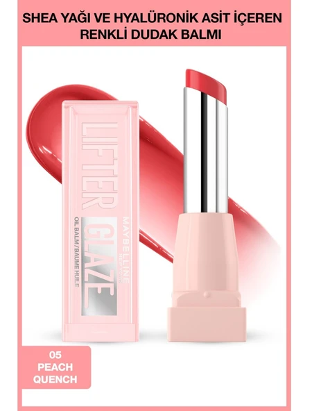 Maybelline Lıfter Glaze Lipstick 005 Peach Quench - 1