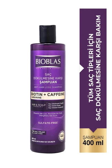 Bıoblas Şampuan Bıotin Caffeıne 400 Ml ürün görseli 1