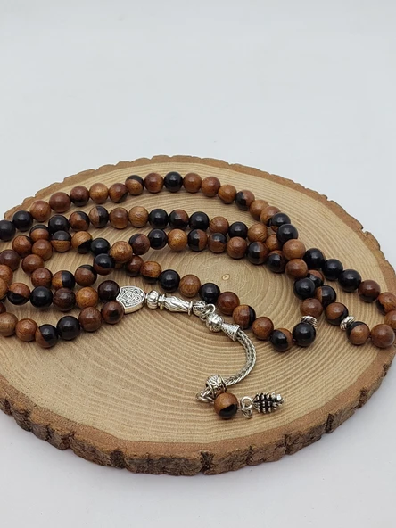 Abanoz Ağacı 99luk Tesbih 8mm (56540) - Resim 2