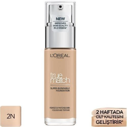 Loreal Parıs True Match Fondöten 2n Vanılla