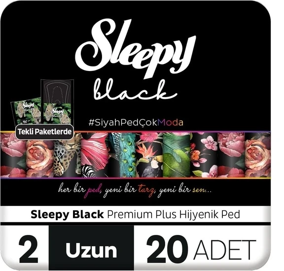 Sleepy Black Ped Uzun 20 Li ürün görseli 1