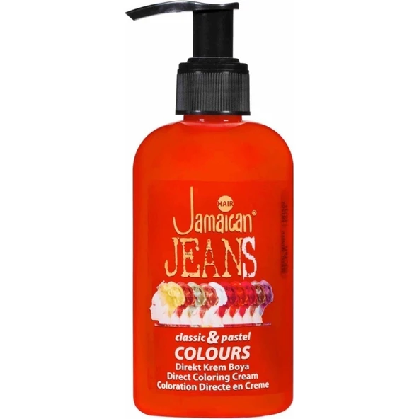 Jamaican Jeans Color Renkli Saç Boyası 756 Portakal - 1
