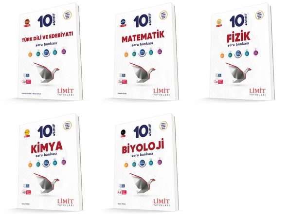 Limit 2026 10. Sınıf Sayısal Soru Bankası Seti 5 Kitap Güncel Müfredat ürün görseli