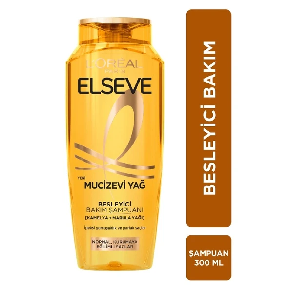 Loreal Elseve Şampuan Mucizevi Yağ Besleyici 300 Ml ürün görseli 1