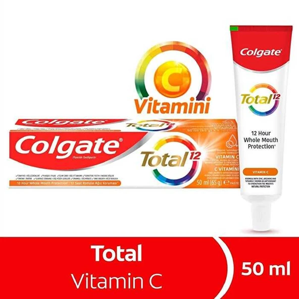 Colgate Total Vıtamın C Diş Macunu 50 Ml