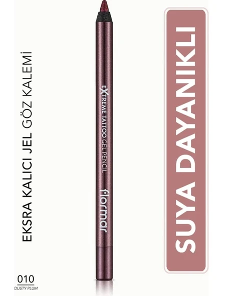 Flormar Extreme Tattoo Gel Pencıl 10 Dusty Plum ürün görseli 1