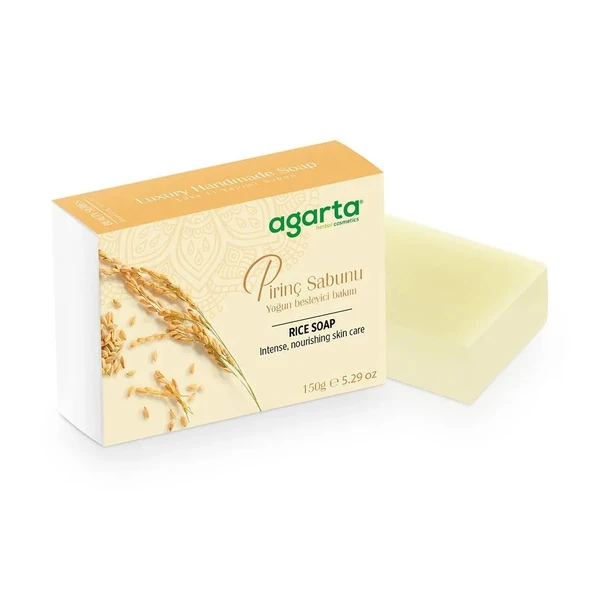 Agarta Doğal Pirinç Sabunu El Yapımı 150 Gr ürün görseli
