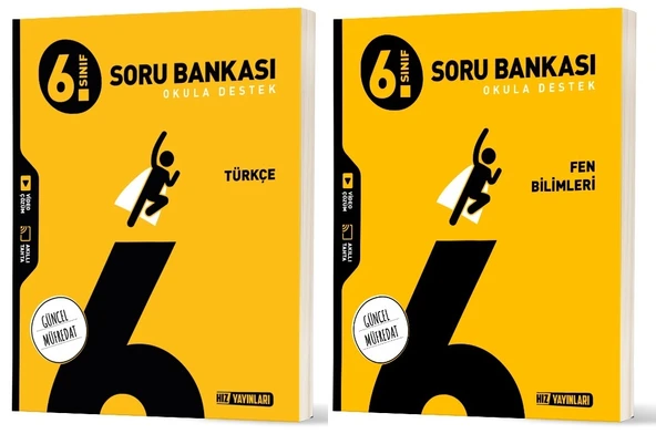 Hız 2026 6. Sınıf Türkçe + Fen Bilimleri Soru Bankasıseti 2 Kitap ürün görseli