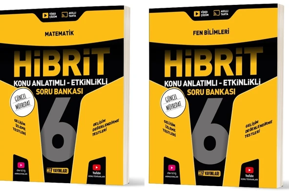 Hız 2026 6. Sınıf Matematik + Fen Bilimleri Hibrit - Konu Seti 2 Kitap ürün görseli