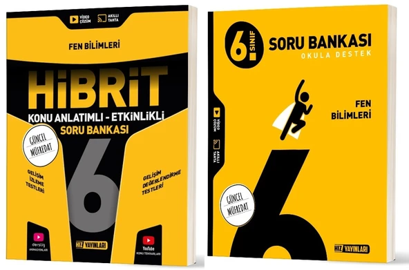 Hız 2026 6. Sınıf Fen Bilimleri Soru + Hibrit - Konu Seti 2 Kitap ürün görseli