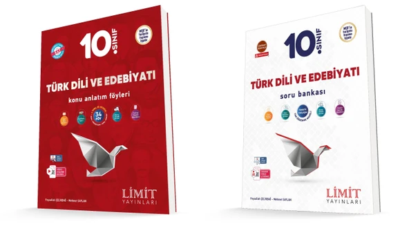 Limit 2025 10. Sınıf Türk Dili Edebiyat Kaf Konu + Soru Seti 2 Kitap Güncel Müfredat - 1