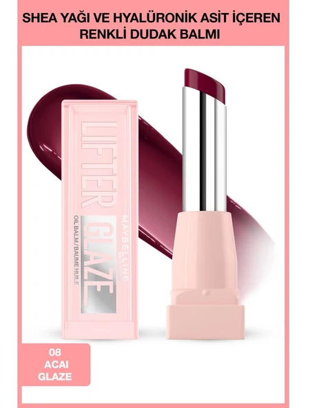 Maybelline Lıfter Glaze Lipstick 008 Acaı Glaze ürün görseli 1