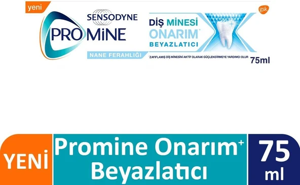 Sensodyne Promine Diş Minesi Onarım Beyazlatıcı Diş Macunu 75 Ml ürün görseli