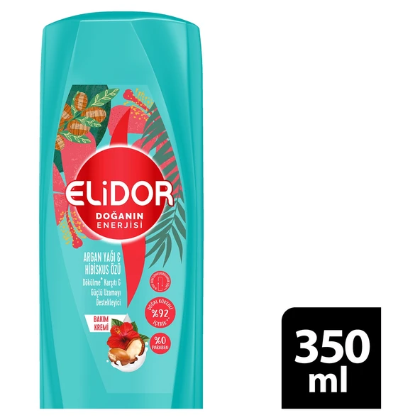 Elidor Saç Kremi Doğanın Enerjisi Argan Hibiskus Özlü 350 Ml ürün görseli