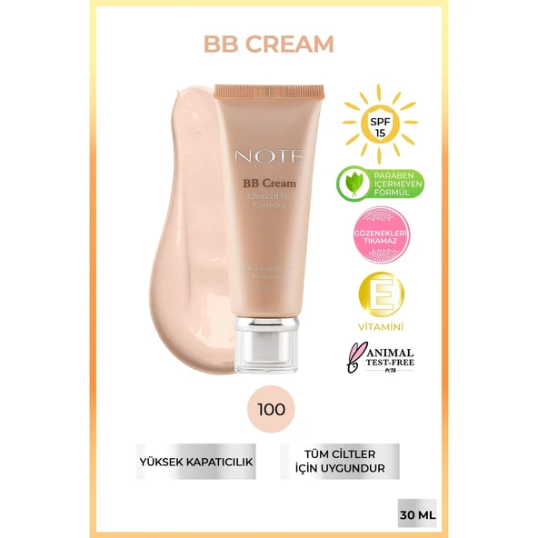 Note Bb Cream Advanced Skin Corrector No 100 ürün görseli