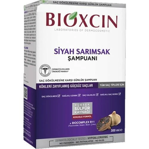 Bıoxcın Siyah Sarımsak Şampuanı 300 Ml ürün görseli